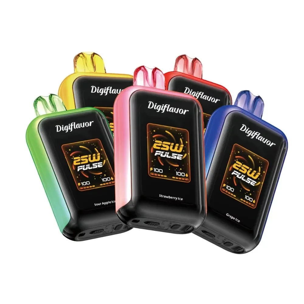 Comparison grid of the four products with thumbnail images and key specs – adjust vapes