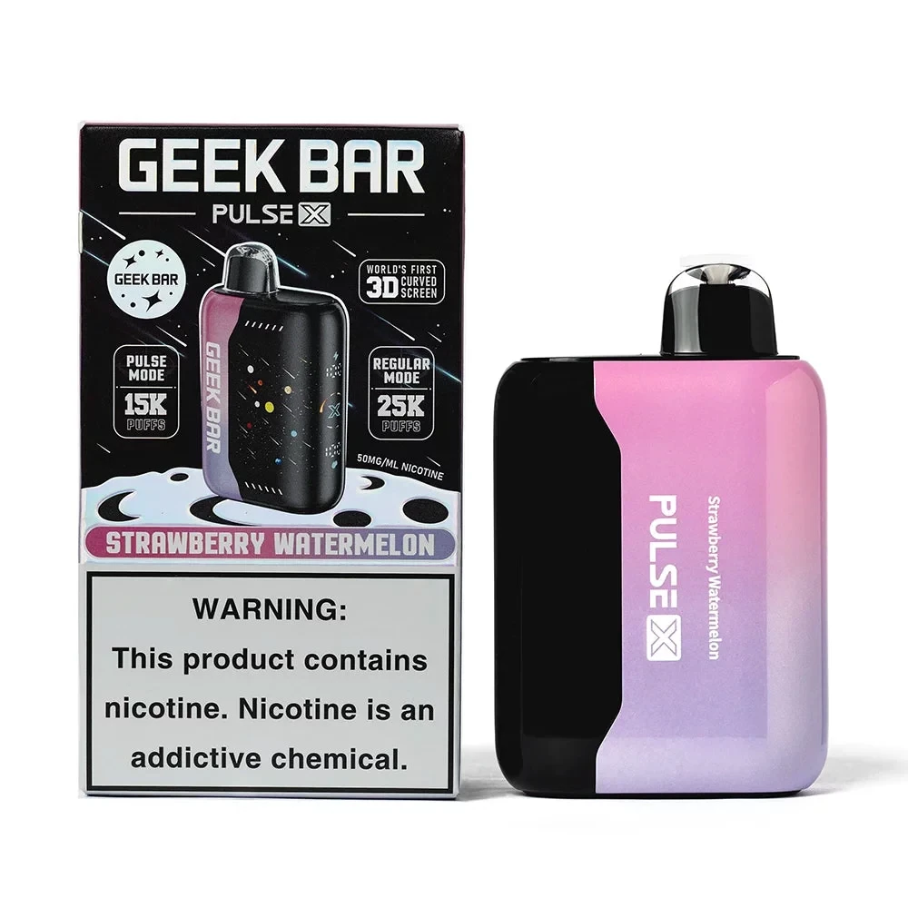 flourish peak pro device with 3D LED display showing battery level and e-liquid status