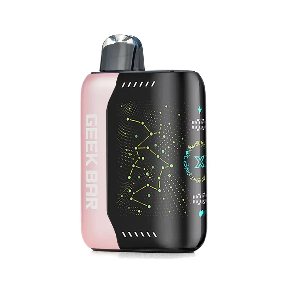 Step-by-step infographic showing how to charge and use a strawberry blast flum disposable vape